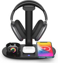 4 in 1 Wireless Charger Headphone Stand with Apple Watch Dock - Space