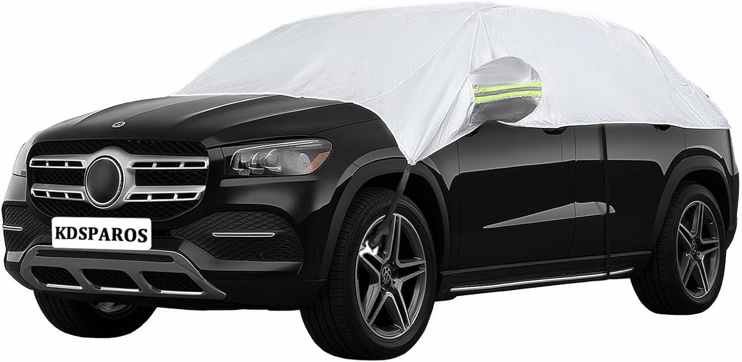 Half Car Cover for Windshield Ice & Snow - All-Weather Protection
