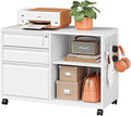 3 Drawer Metal File Cabinet with Lock for Home Office Storage
