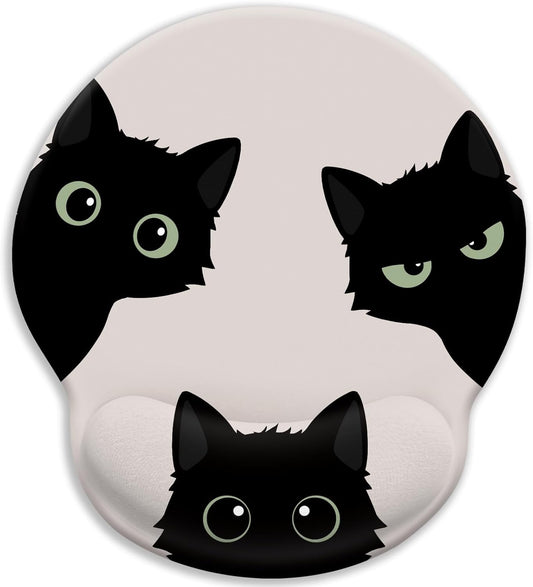 Cat Wrist Rest Mouse Pad for Pain Relief