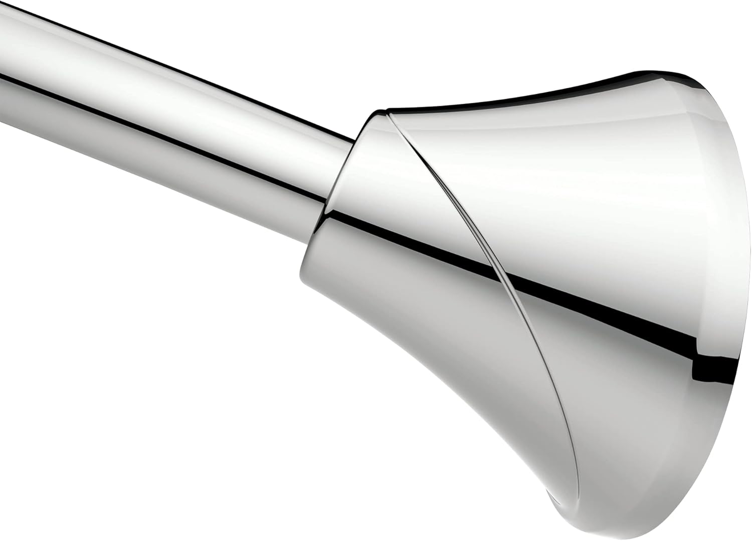 Moen Chrome Curved Shower Rod - Adjustable & Sturdy