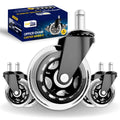 Silent & Scratch-Free Office Chair Wheels - Set of 5