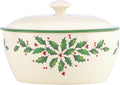 Lenox Holiday Covered Casserole for Festive Christmas Meals