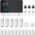 WiFi Alarm System 2.4in Screen Home Security System - No Monthly Fee