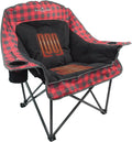 Plush Heated Camping Chair - Stay Warm Outdoors!