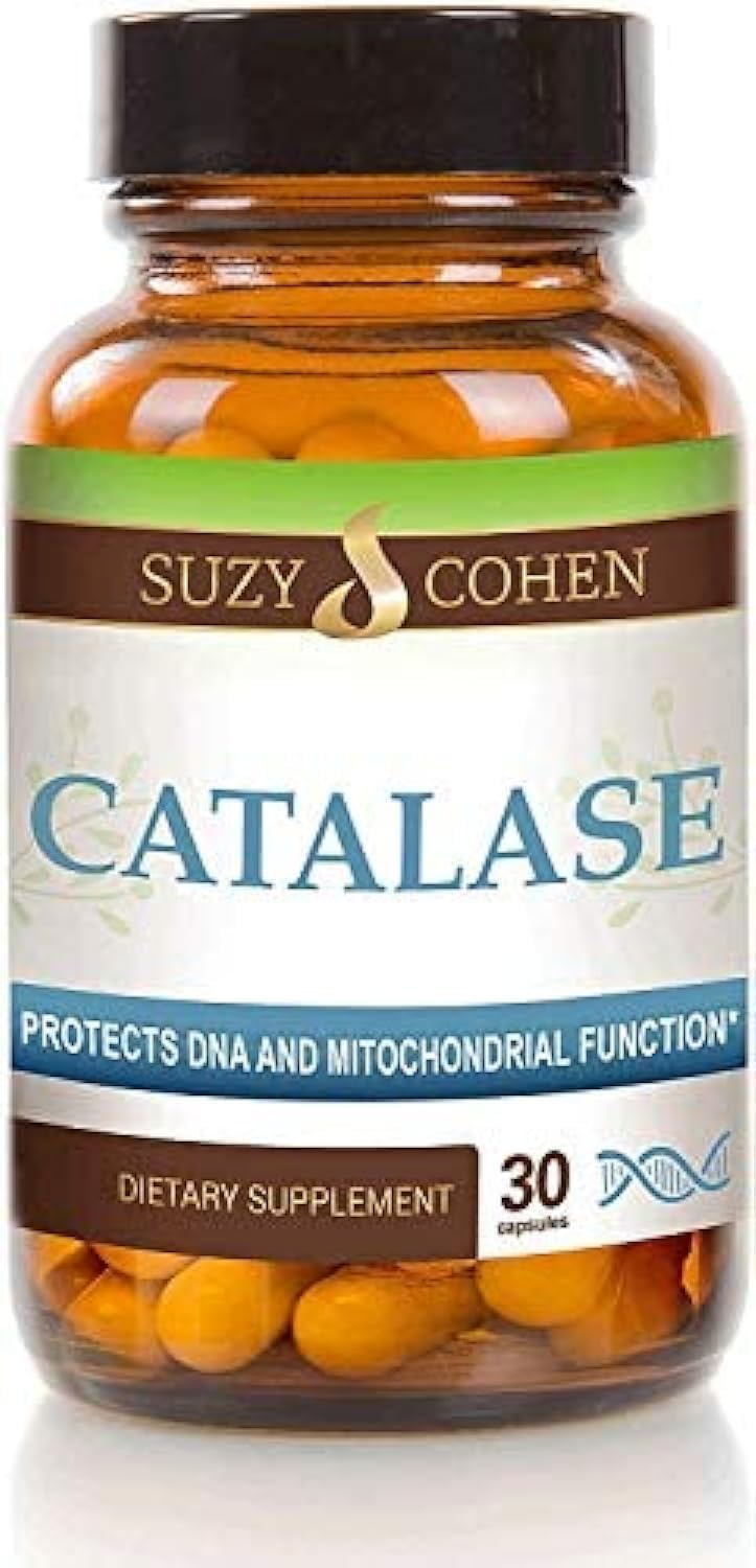 Suzy Cohen Catalase 12,500 CATu Dietary Supplement for Wellness