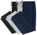 U2SKIIN Mens Pajama Pants 2 Pack - Soft Lightweight Lounge Bottoms