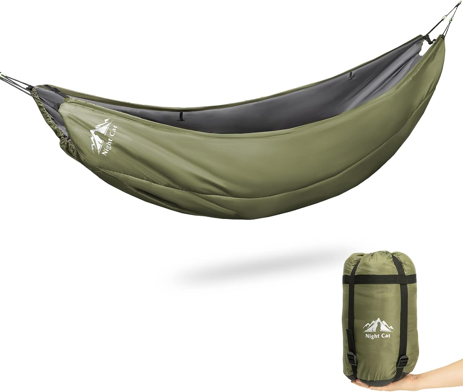 Night Cat Hammock Underquilt: Insulated Warmth!