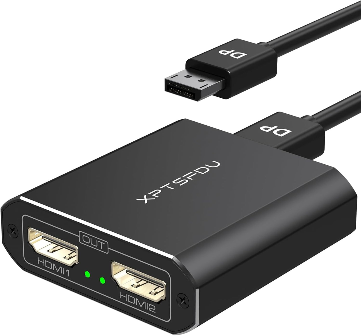 DisplayPort to HDMI Splitter 4K60Hz for Dual HDMI Displays