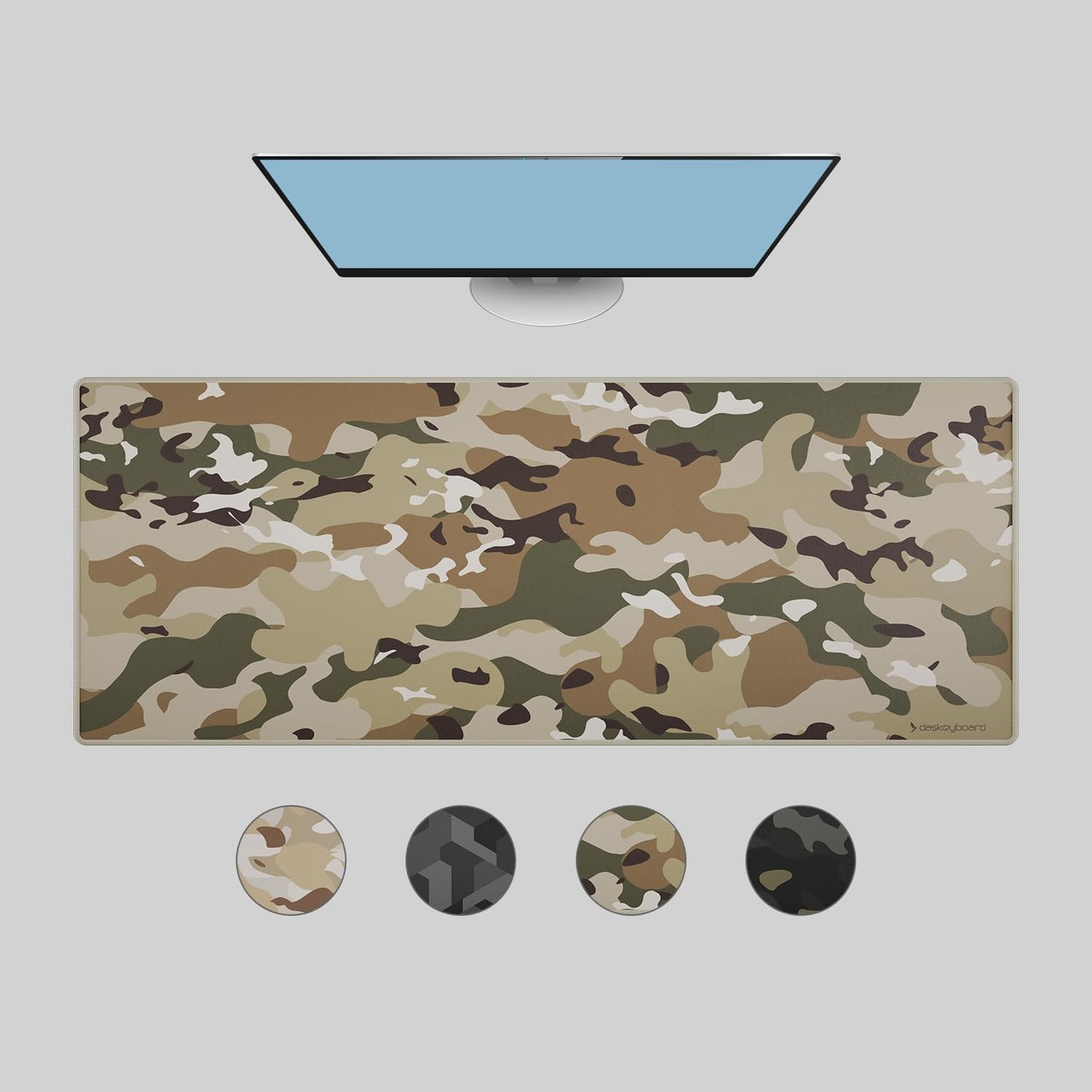 Premium Waterproof Gaming Mouse Pad - Jungle Basecamp Kamo