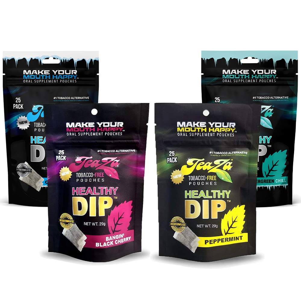 TeaZa Herbal Energy Pouch - Nicotine Free Energy Alternative