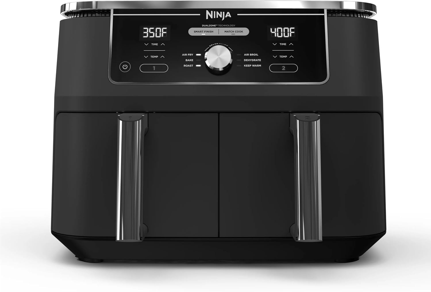 Ninja DZ401 Foodi DualZone XL Air Fryer - Cook 2 Meals at Once!