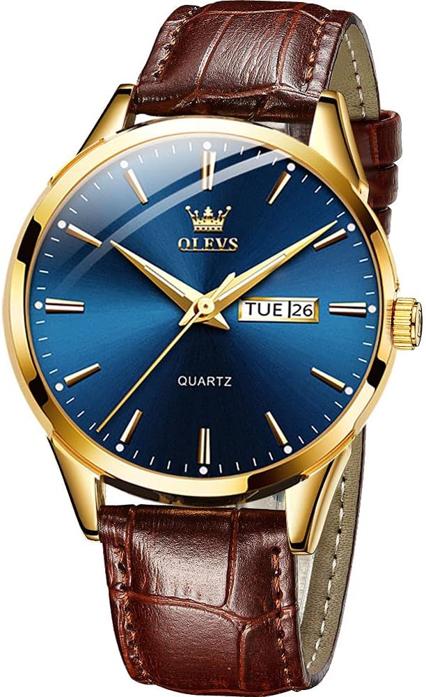 OLEVS Men's Day Date Luminous Watch