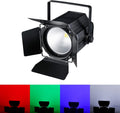 200W COB Stage Lights with Barn Doors - Bright RGBW Par for Events