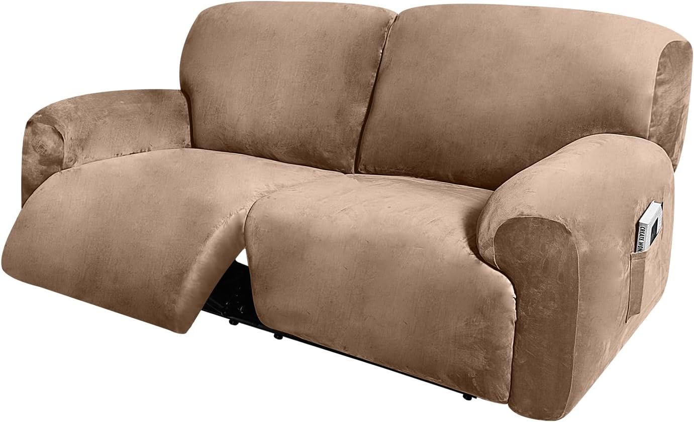 ULTICOR Extra Wide Reclining 2 Seater Sofa Cover for Comfort