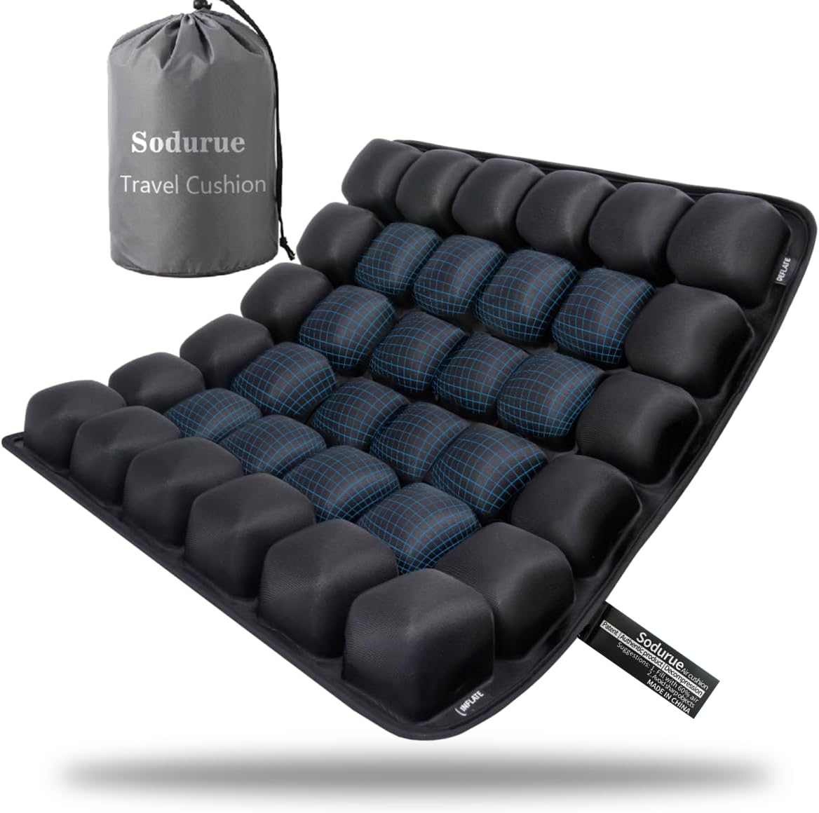 Sodurue Travel Cushion Airplane Seat for Ultimate Comfort