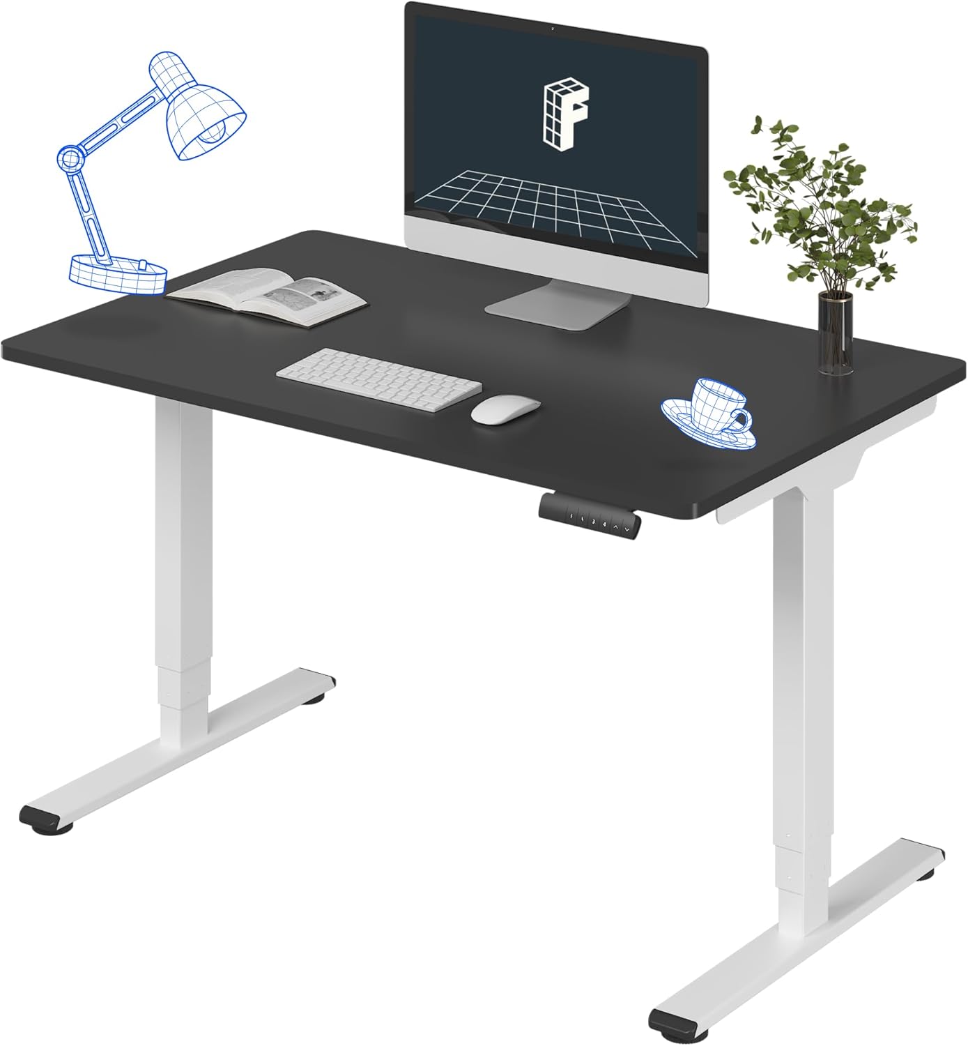 FLEXISPOT E6 Essential Electric Standing Desk for Ergonomic Comfort