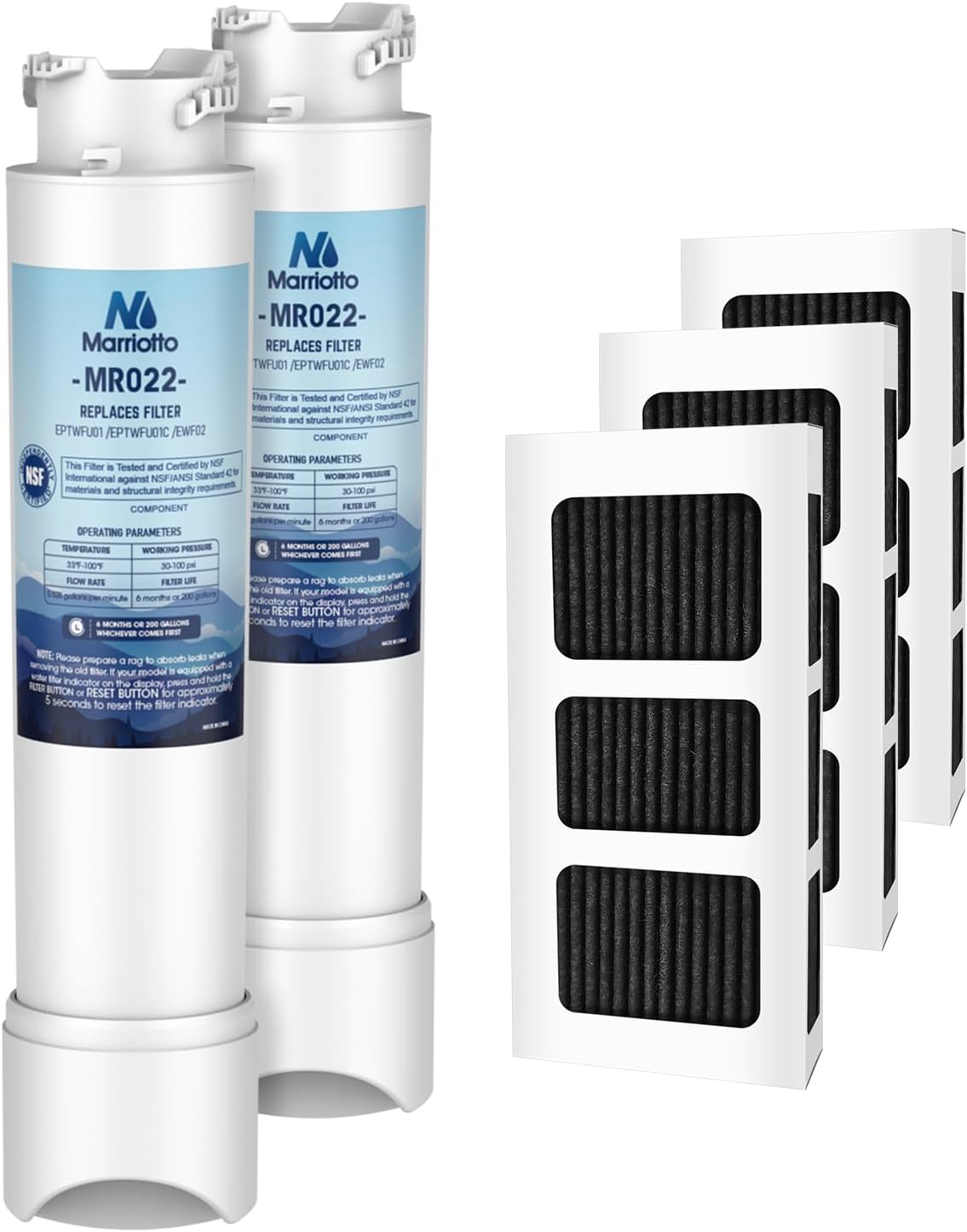 MARRIOTTO EPTWFU01 Water Filter Replacement for Pure Source