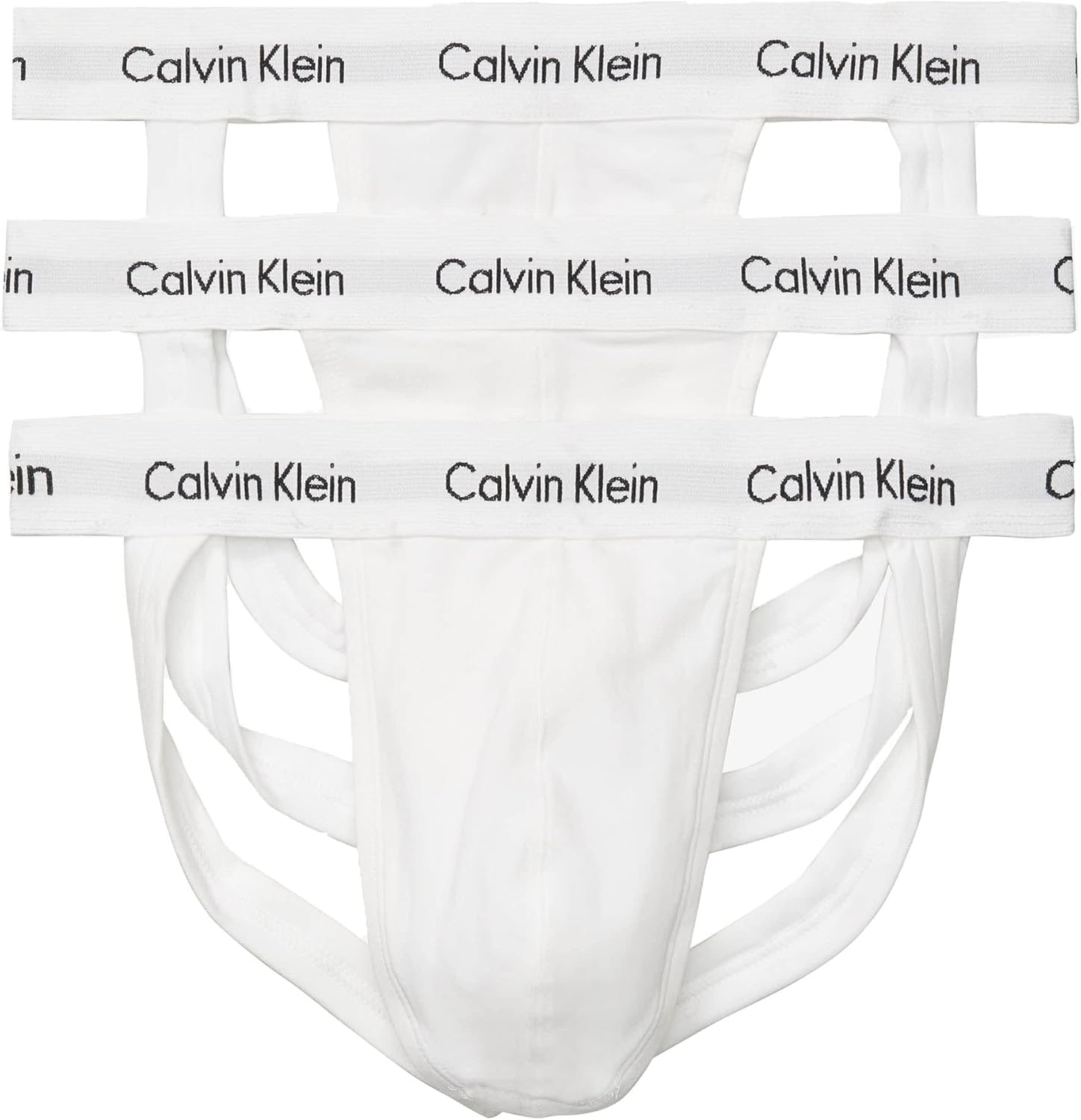 Calvin Klein Cotton Stretch 3-pack Jock Strap for Comfort