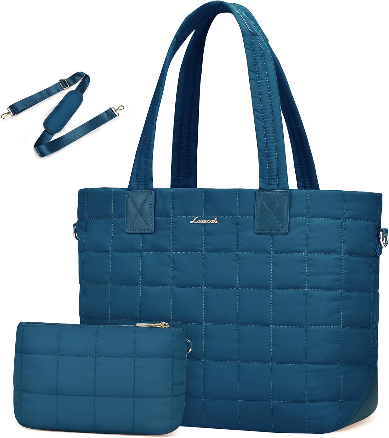 LOVEVOOK Large Puffer Tote Bag for Women - Stylish & Versatile