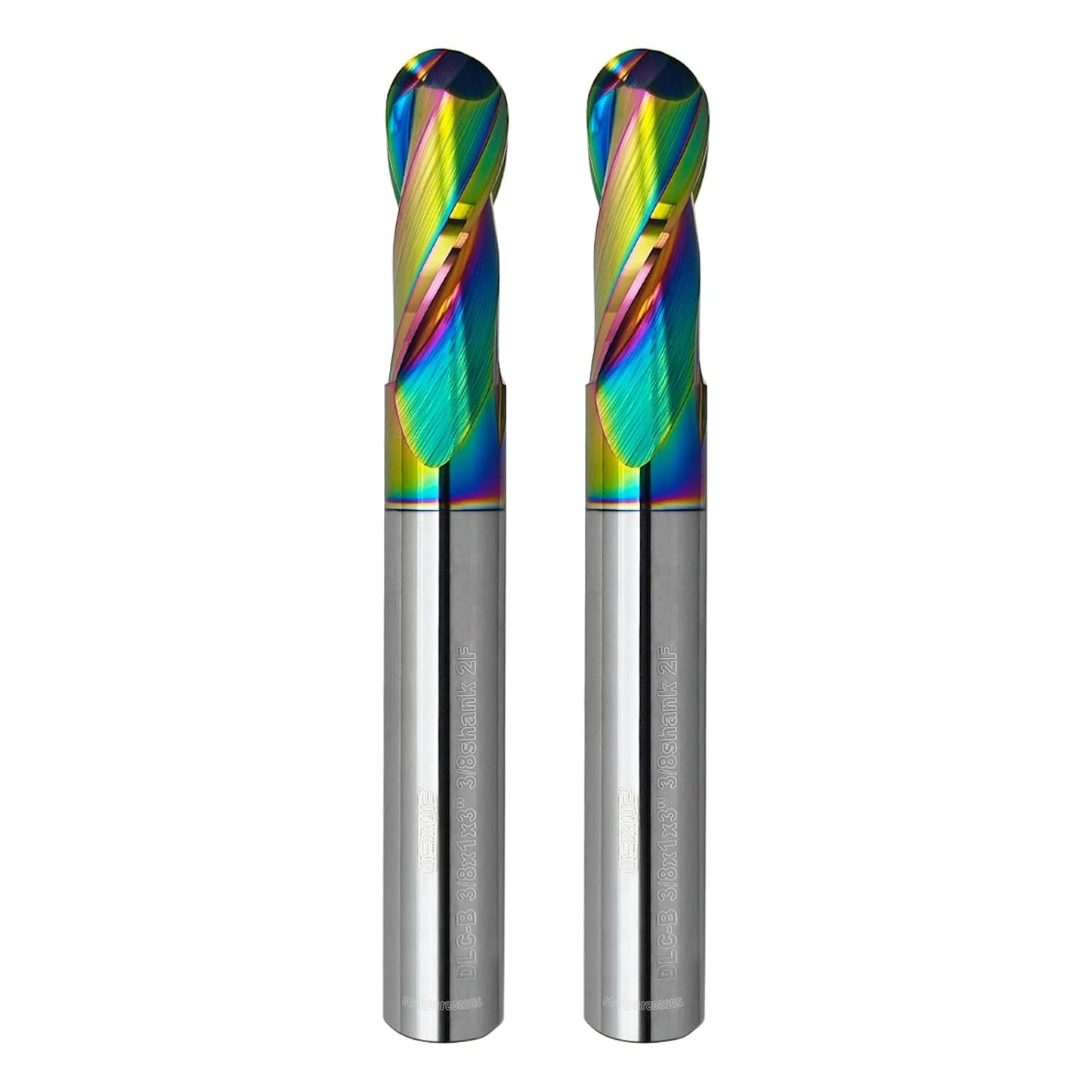WEXWE Extra Long Ball Nose Carbide End Mill for CNC