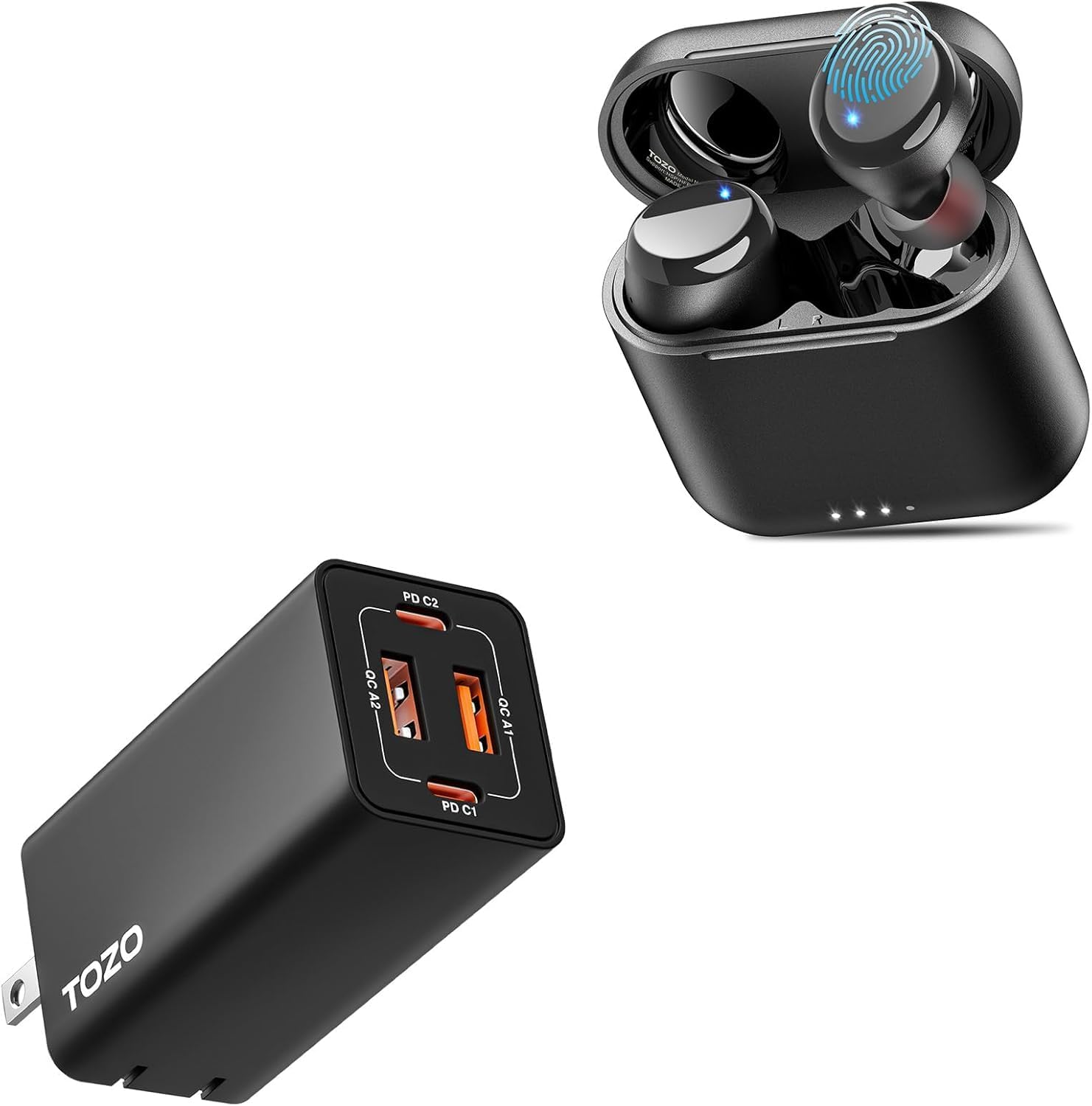 TOZO T6 True Wireless Earbuds 65W Fast Charge Kit