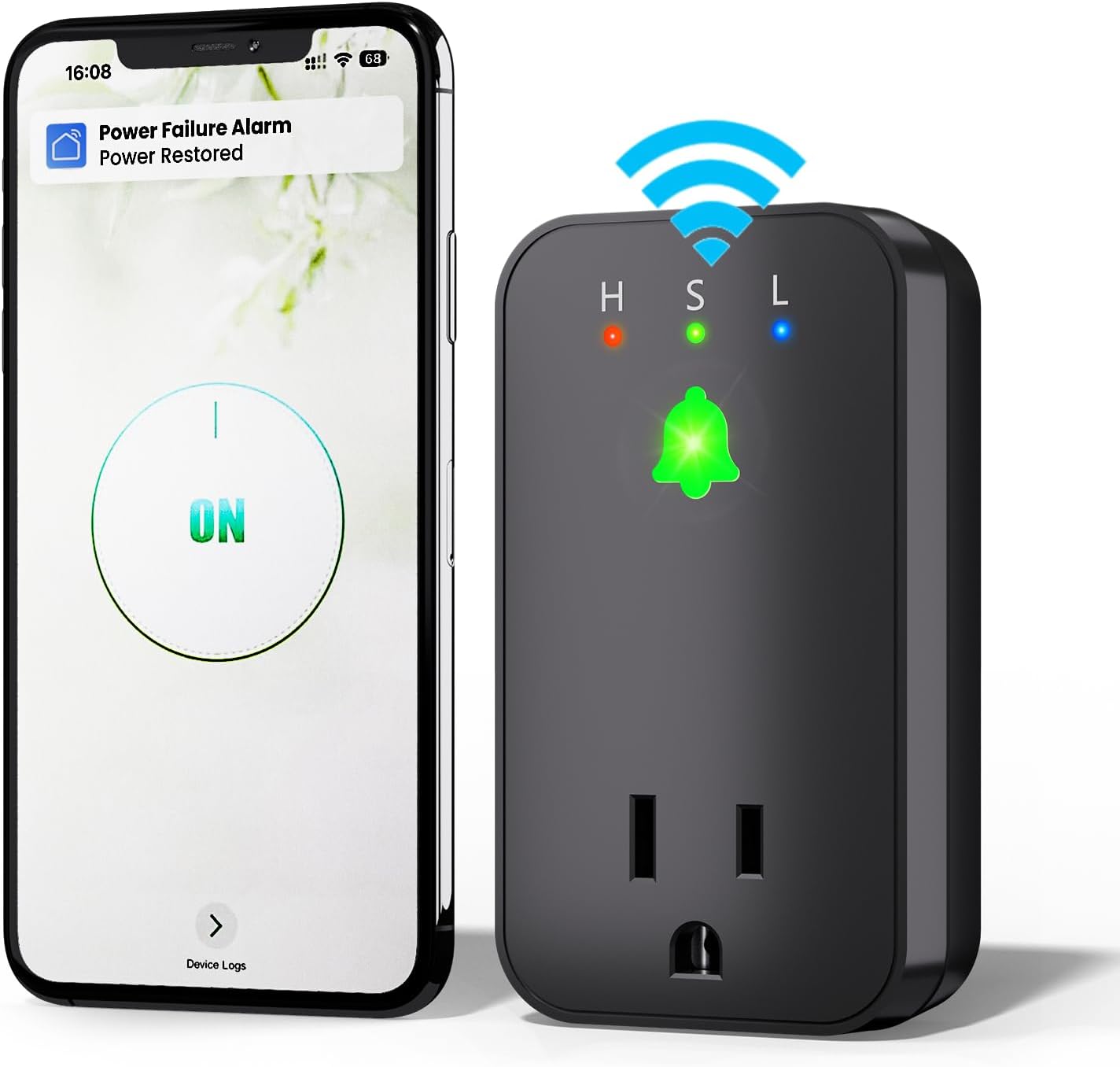 Smart Power Failure Alarm with App Notifications for Home Use