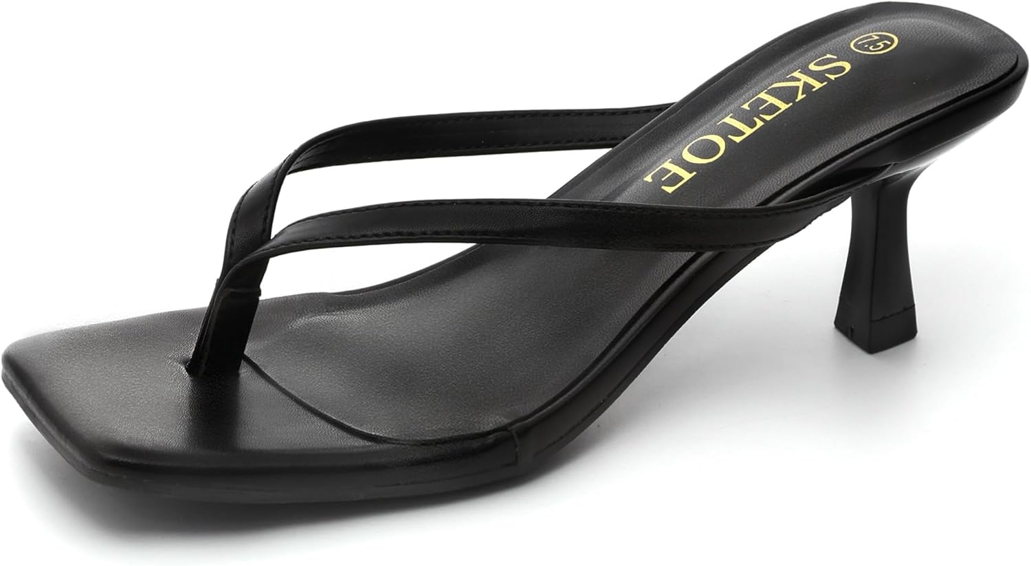 Kitten Heels for Women Comfortable Summer Flip Flop Sandals