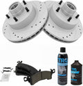 TRQ Front Brake Pad & Rotor Kit for Classic Buick Cadillac Chevy