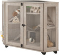 unipaws Chinchillas Cage with Ramp and Clear Acrylic Doors - Spacious