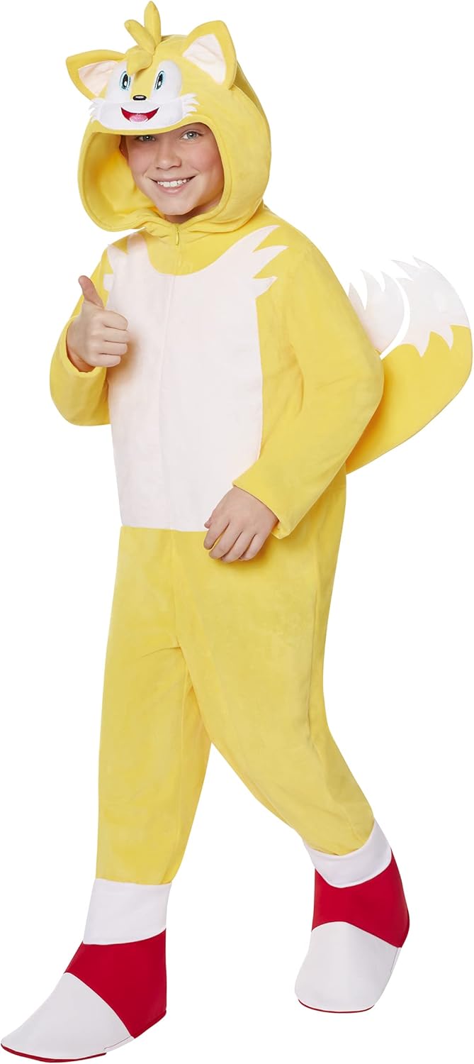 Sonic the Hedgehog Kids Tails Costume for Fun Video Game Play