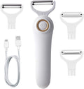 Electric Potato Peeler Handheld 3-in-1 USB Rechargeable - Time Saver
