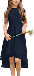 Chiffon Flowy Dresses for Flower Girls with Ruffles and Style