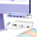 USB C Hub Multiport Adapter for iMac M4/M3/M1 - 7-in-1 4K Dock