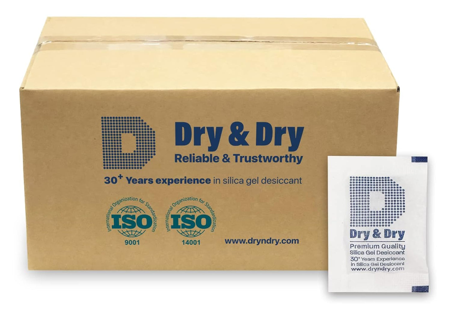 Silica Gel Packets for Storage - Rechargeable Desiccants 1000 Pack