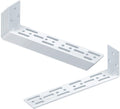 YIDU69Q: Double Track Rails Wall Brackets - Set of 8