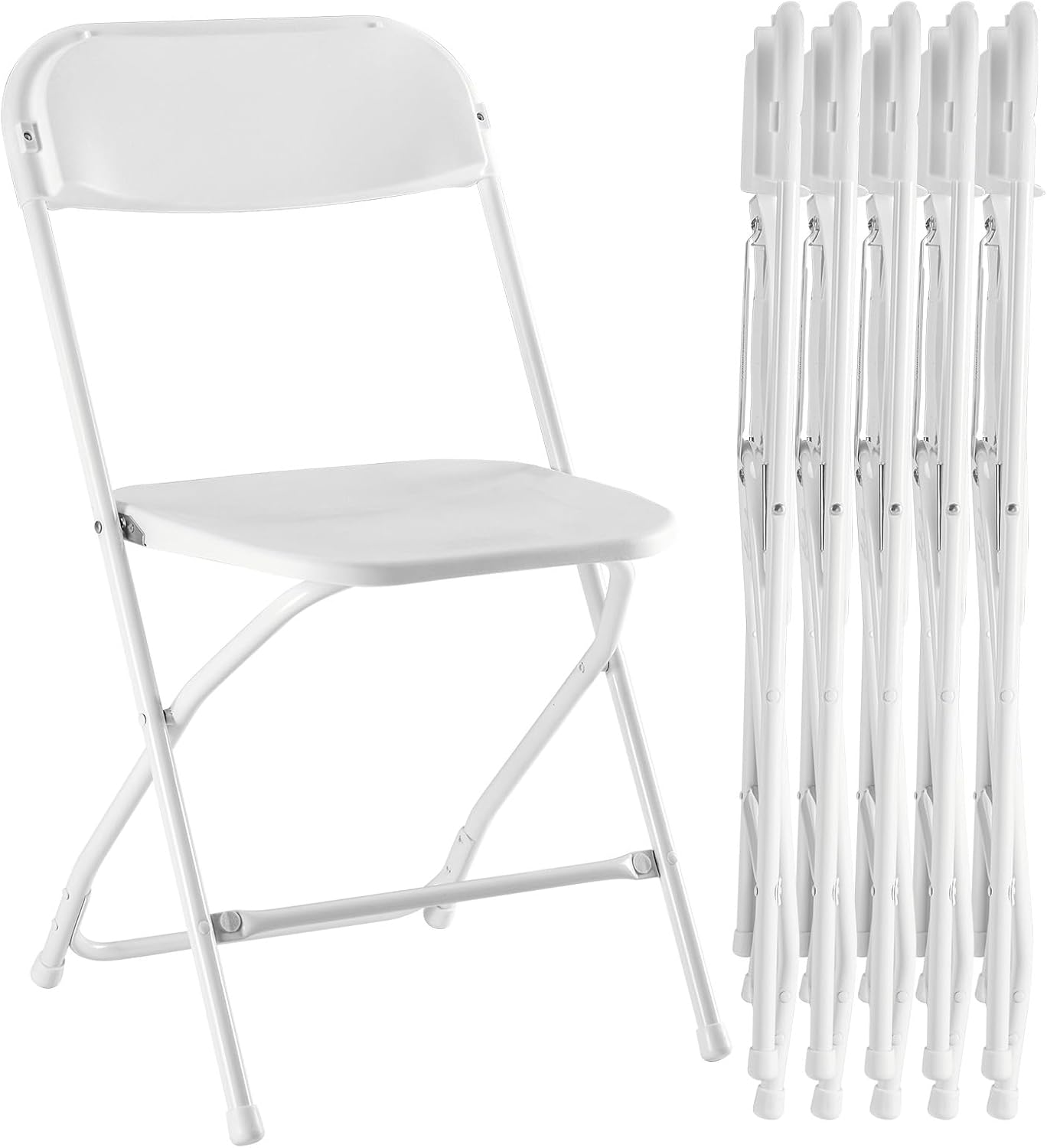 Sweetcrispy Folding Chair 6 Pack for Home, Office, and Events