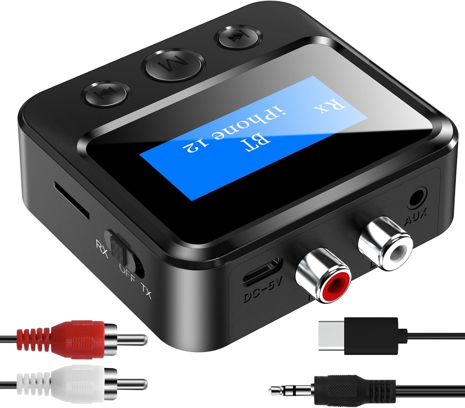 BAISHUN Bluetooth Transmitter Receiver - Seamless Audio Streaming