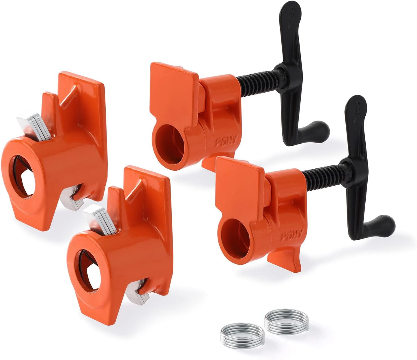 PONY 2-Pack 50 Wood Gluing Pipe Clamp Fixture for 3/4 Inch