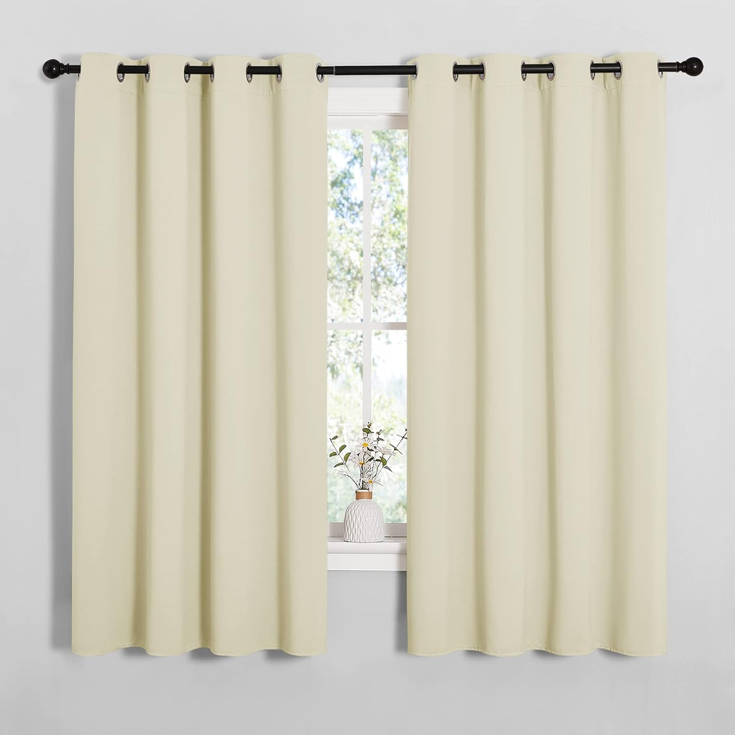 NICETOWN Room Darkening Curtain Panels for Cafe - Elegant Drapes