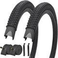 2 Pack Bike Tires 18x2.125 with Optional Tubes - Durable Trail Grip