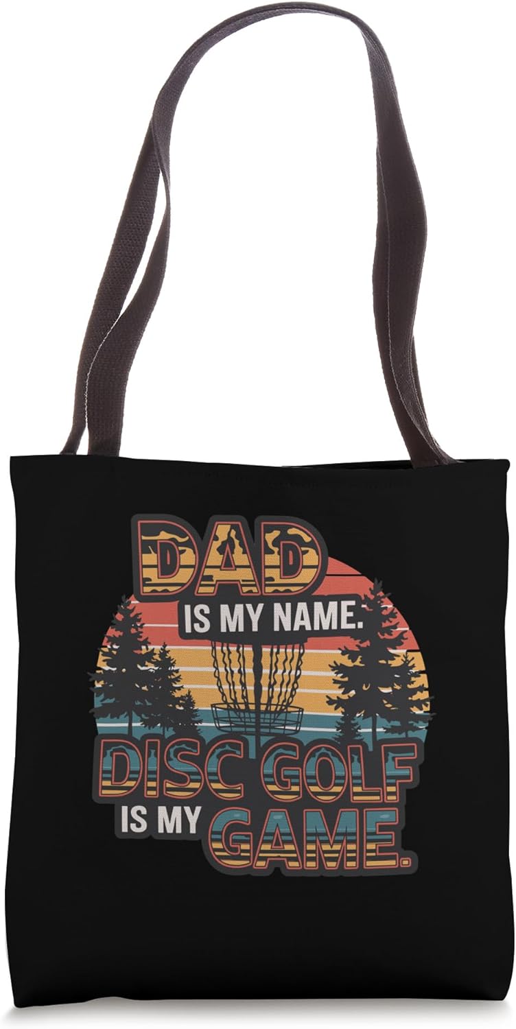 Dad's Disc Golf Love Tote Bag