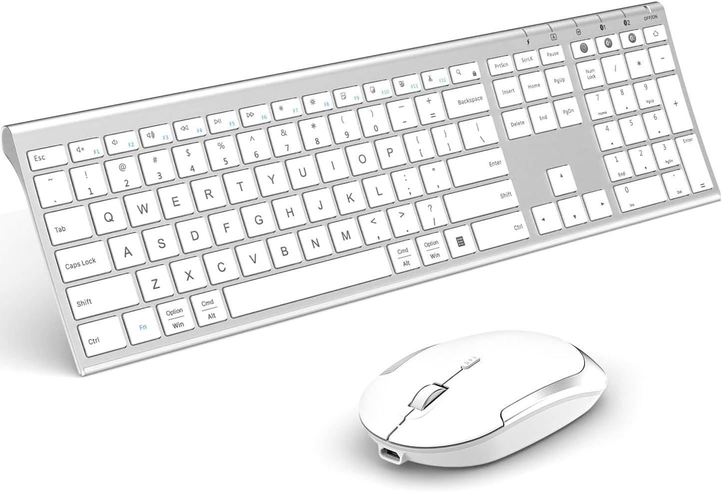 Multi-Device Bluetooth Keyboard Mouse Combo