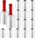 Stretch Wrap Roll for Moving 16-Pack with 2 Handles - Heavy Duty