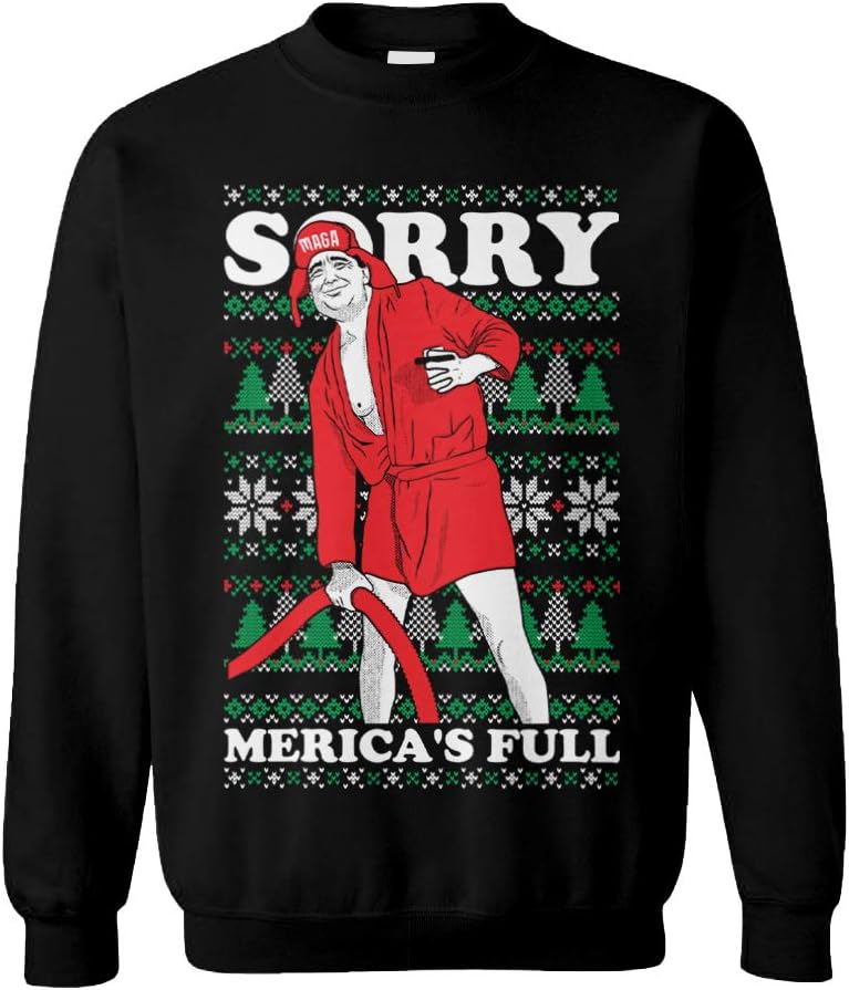 Trump Funny Ugly Xmas Sweatshirt - Unisex Crewneck