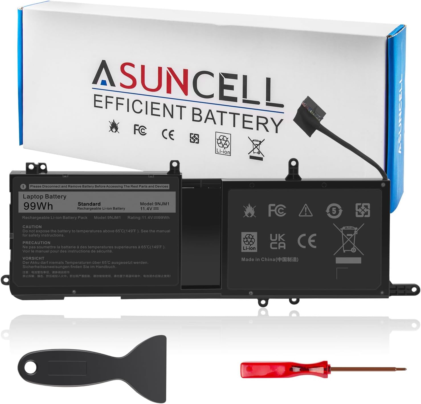 9NJM1 Laptop Battery for Dell Alienware 15 R3 R4 Series