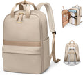 Laptop Backpack for Women Apricot - Carry On Travel Backpack with 16in