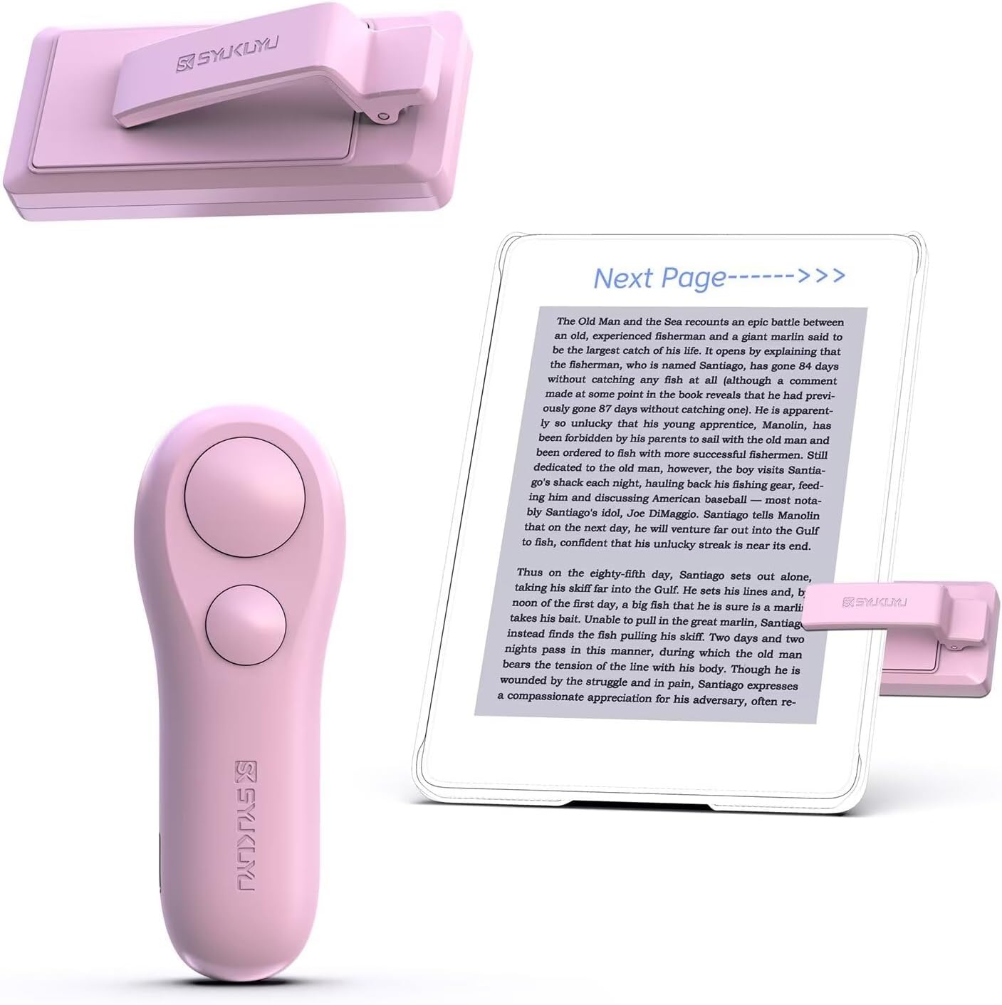 SK SYUKUYU RF Remote Control Page Turner for Kindle and iPad