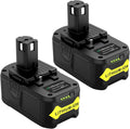 18V Battery for Ryobi One+ 6.0Ah Replacement - Longer Run Time