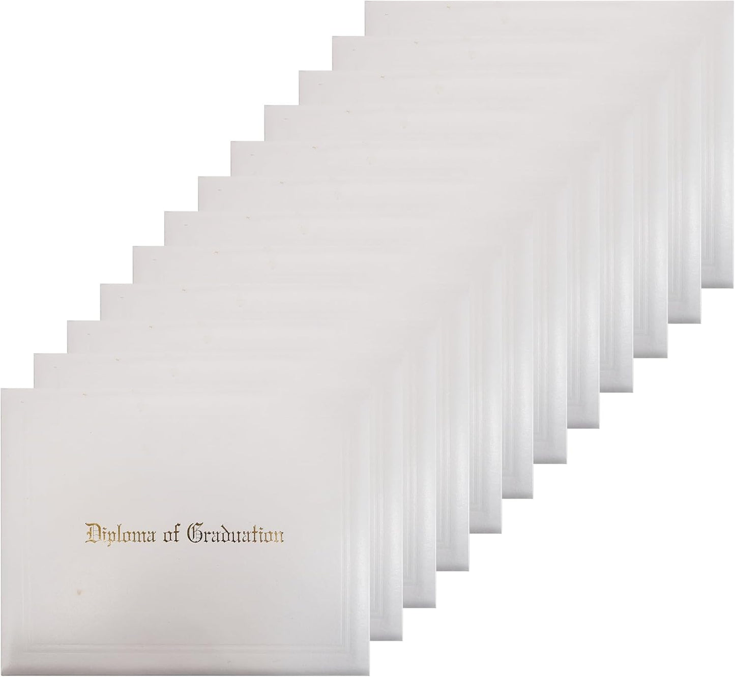Imprinted Diploma Cover for Certificate 8.5in x 11in - 12 Packs